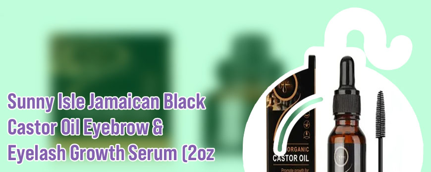 Black castor oil for eyelash growth