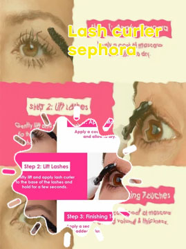 Eyelash heated curler sephora