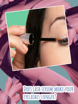 Prescription eyelash growth serum