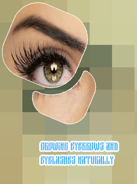What helps grow eyelashes and eyebrows
