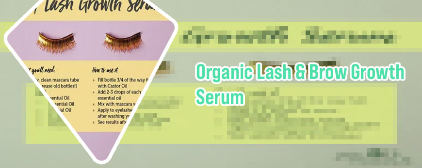 What natural product helps eyelashes grow