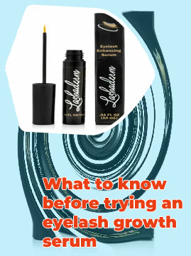 What stimulates lash growth